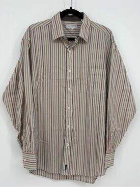 Alex Cannon Shirt Striped Multicolor Men's XL